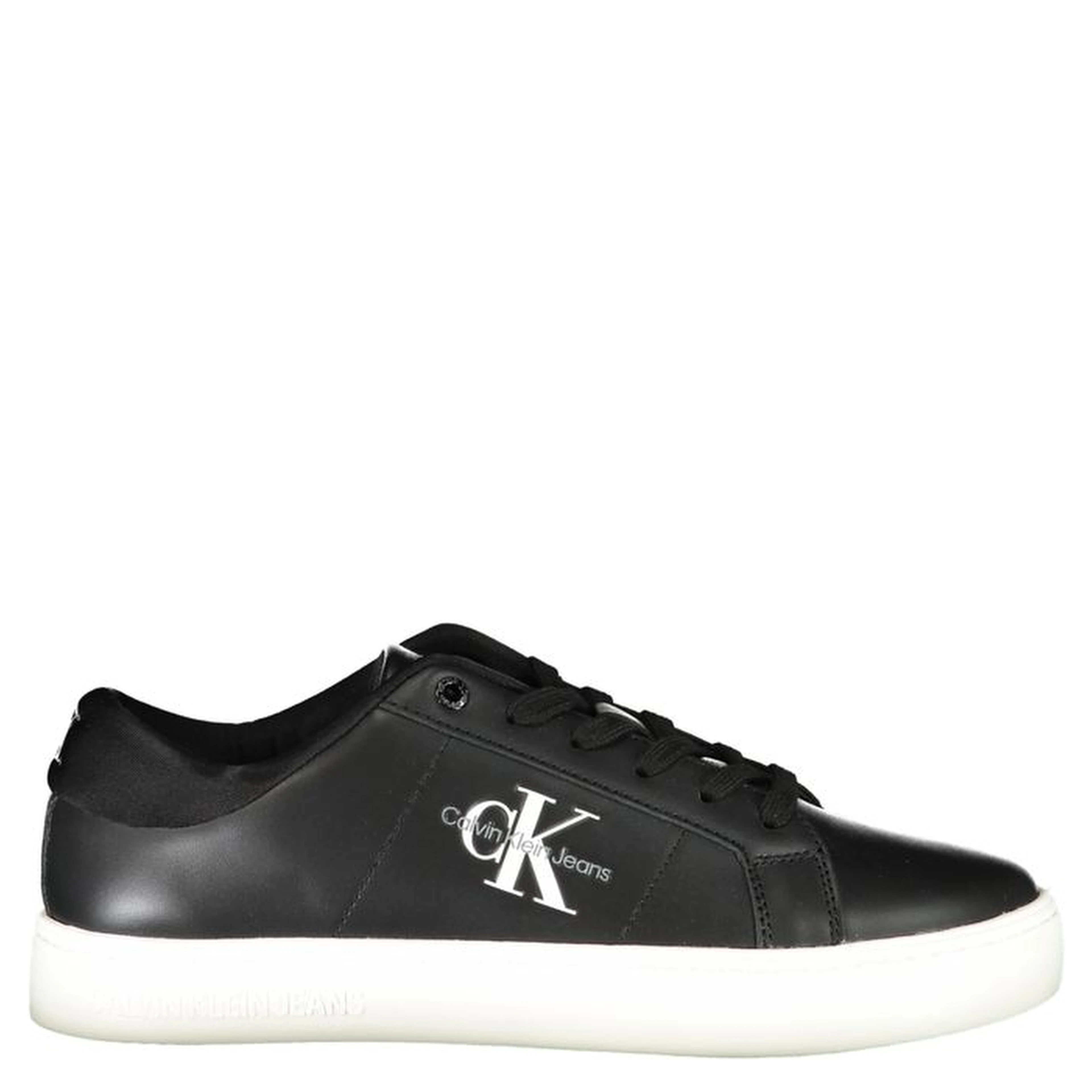Black Polyester Sneaker