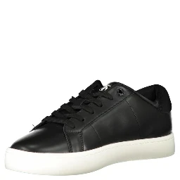 Black Polyester Sneaker