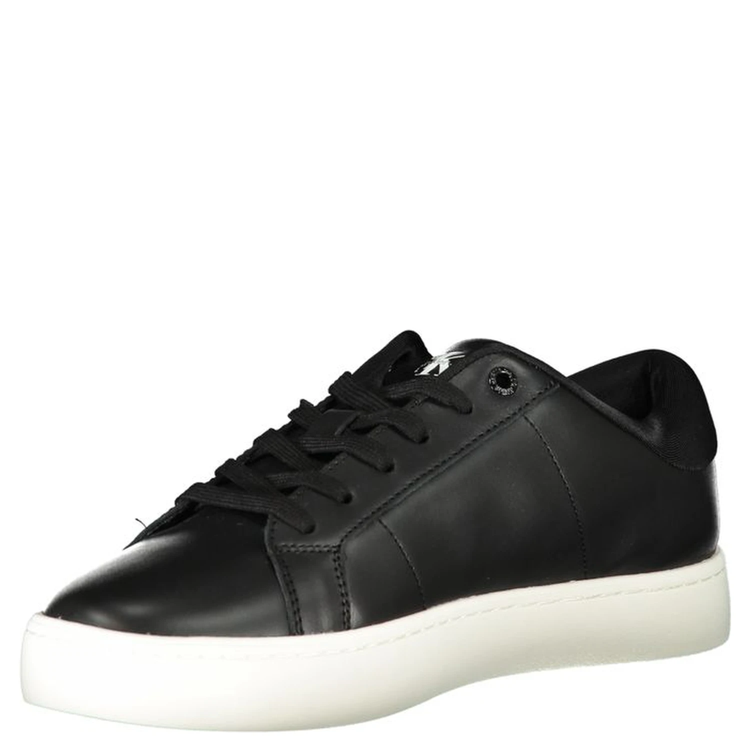 Black Polyester Sneaker