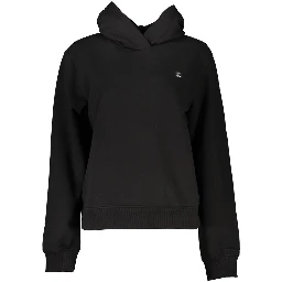 Black Cotton Sweatshirt