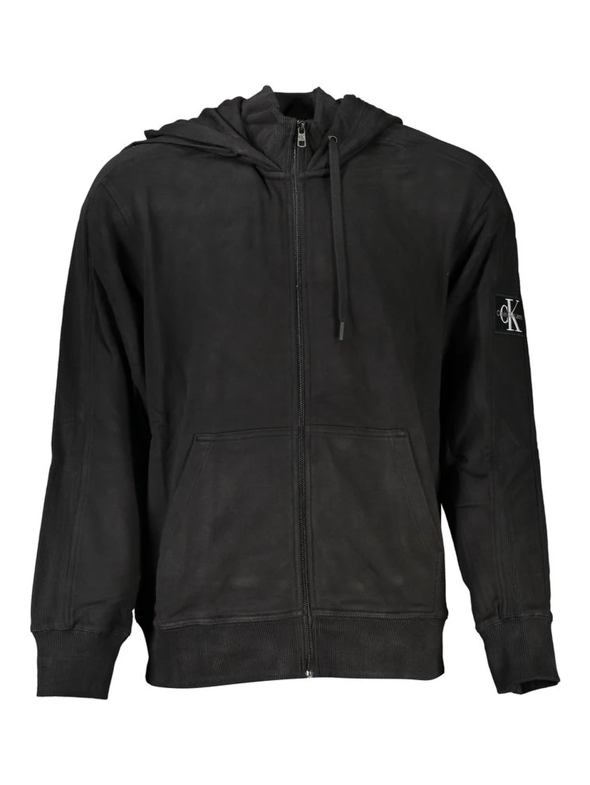 Black Cotton Sweatshirt