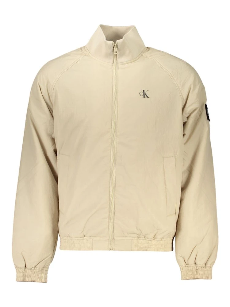 Beige Polyamide Jackets & Coat