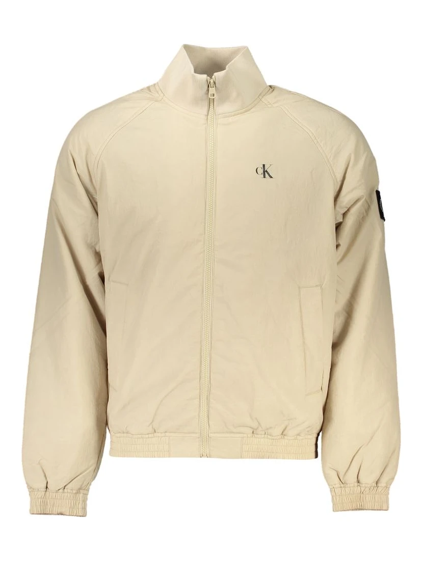 Beige Polyamide Jackets & Coat