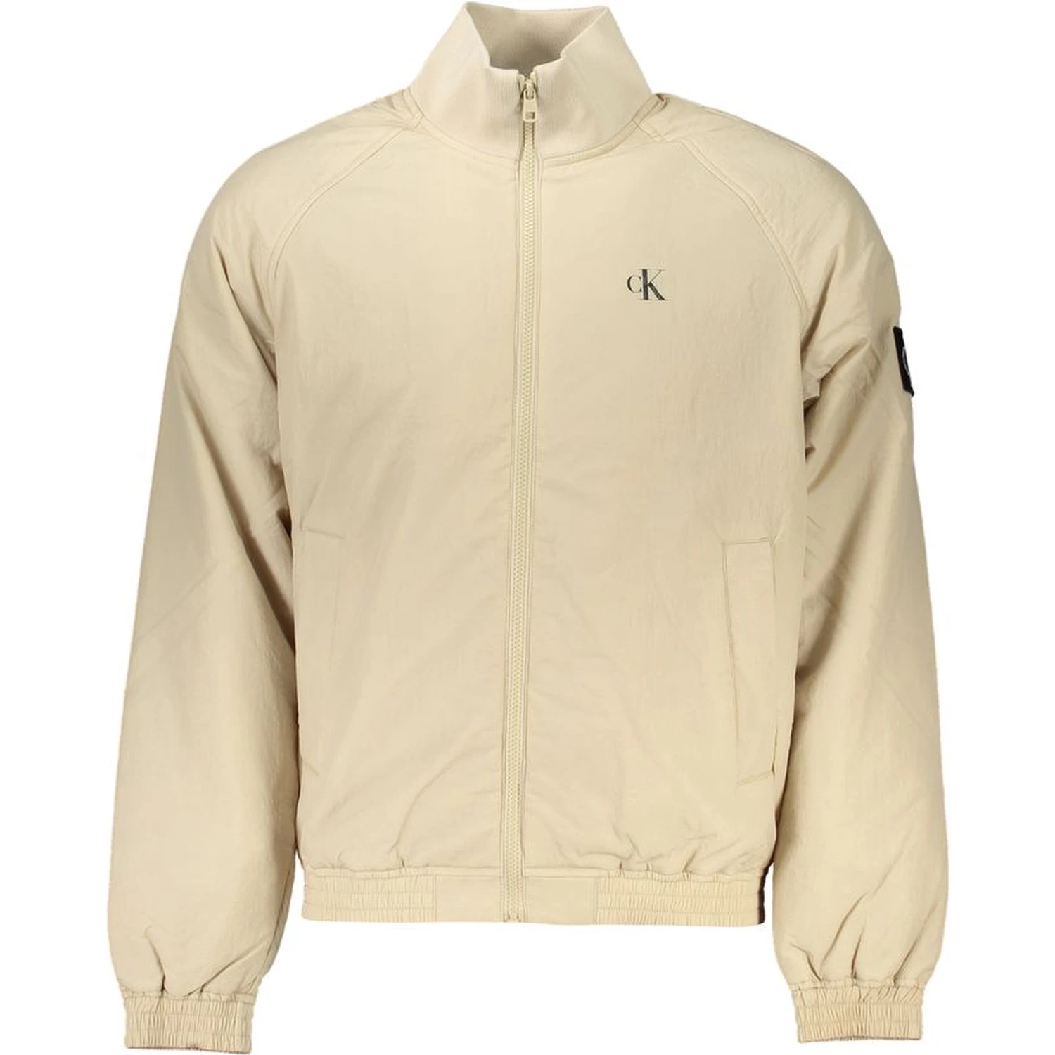 Beige Polyamide Jackets & Coat