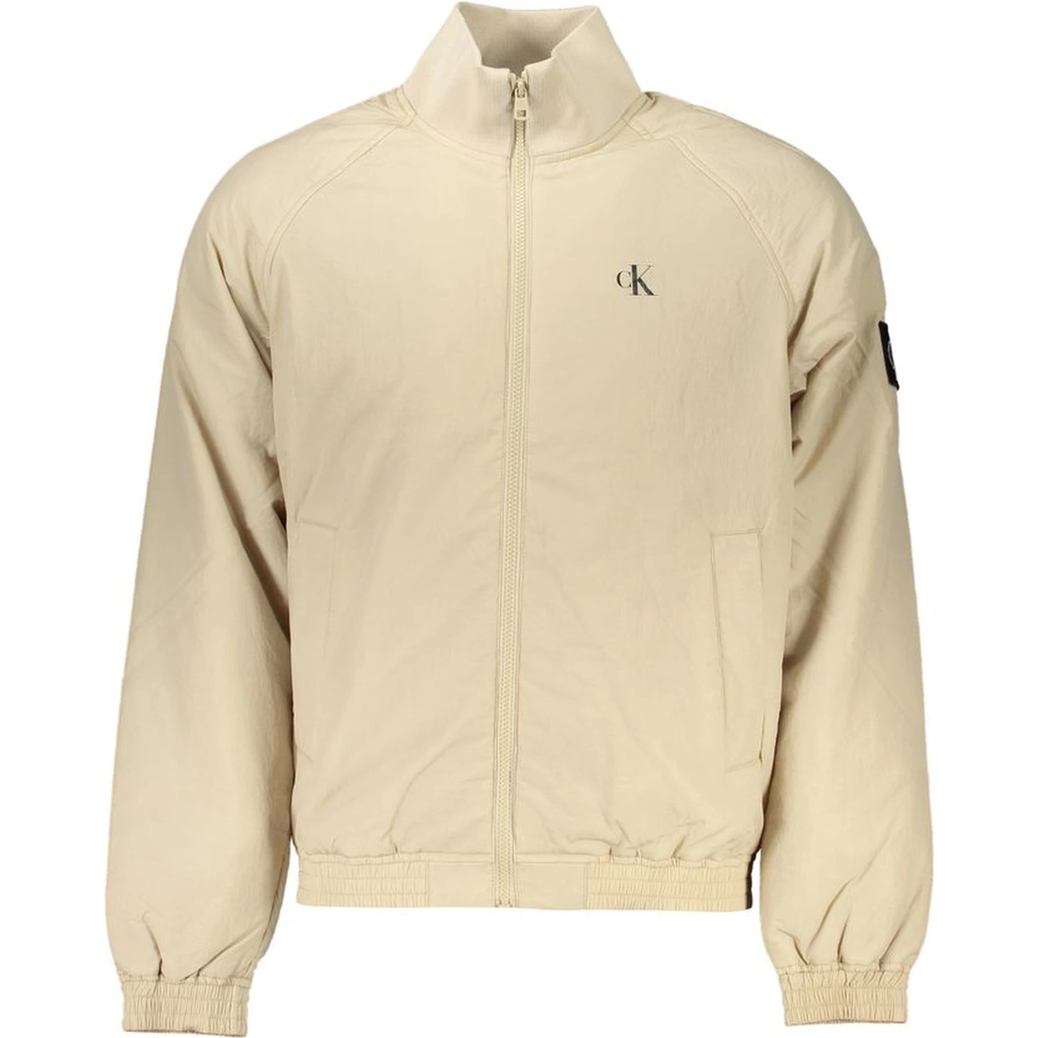 Beige Polyamide Jackets & Coat