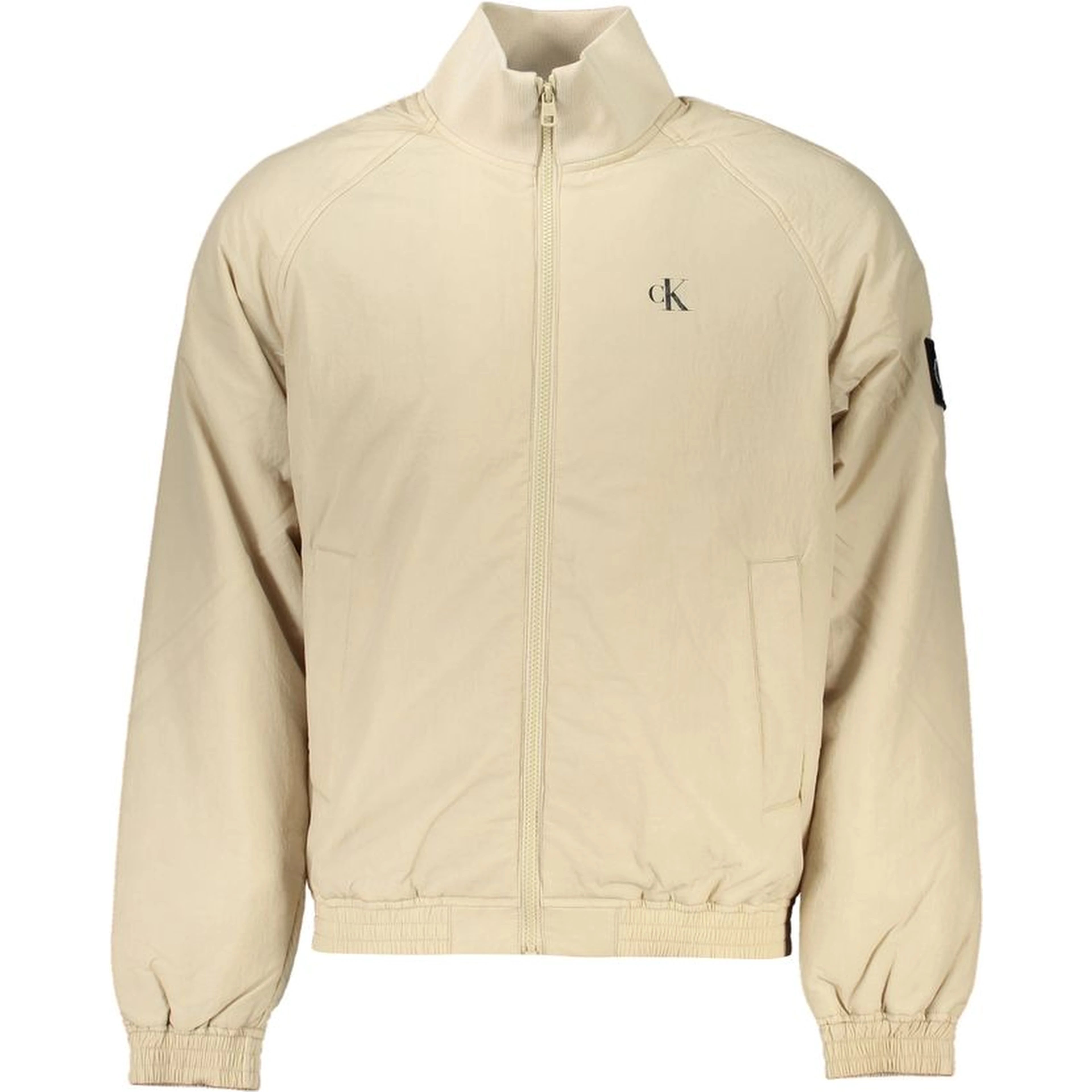 Beige Polyamide Jackets & Coat