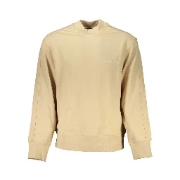 Beige Cotton Sweatshirt
