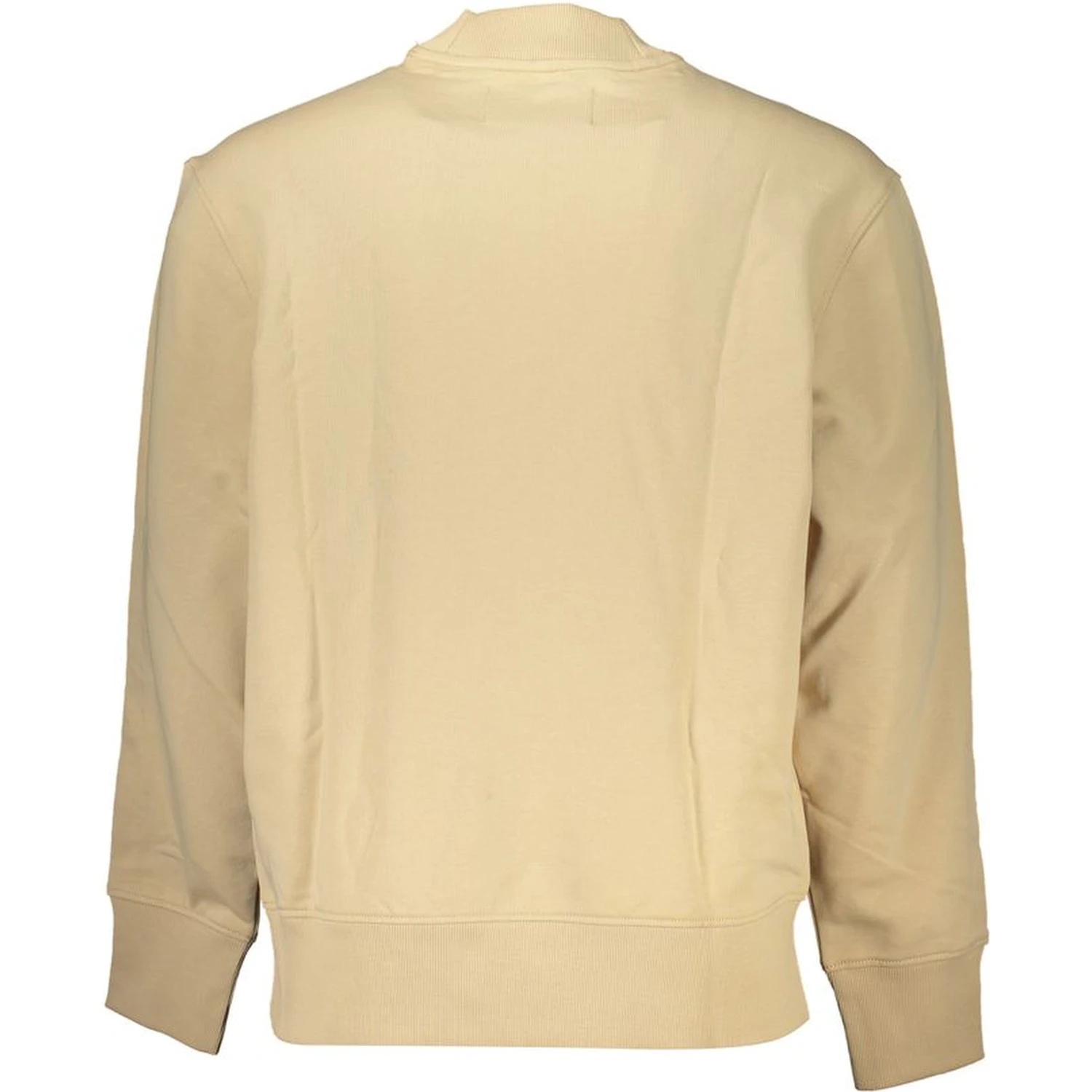 Men's Crew Neck Logo Sweatshirt in Beige