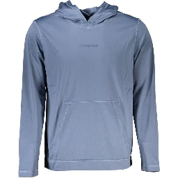 Blue Polyester Sweatshirt