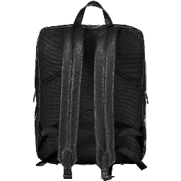 Black Polyester Backpack