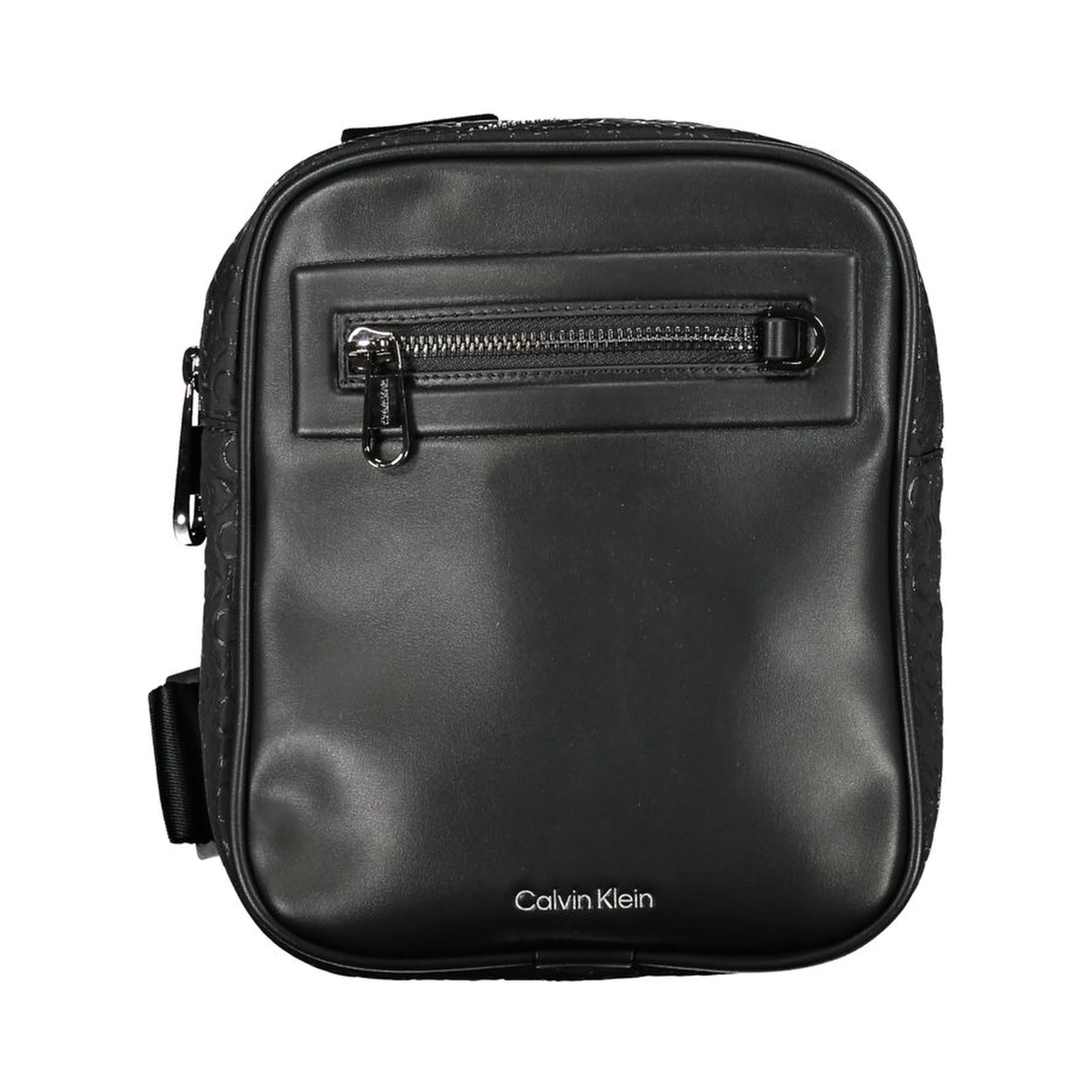 Black Polyester Shoulder Bag