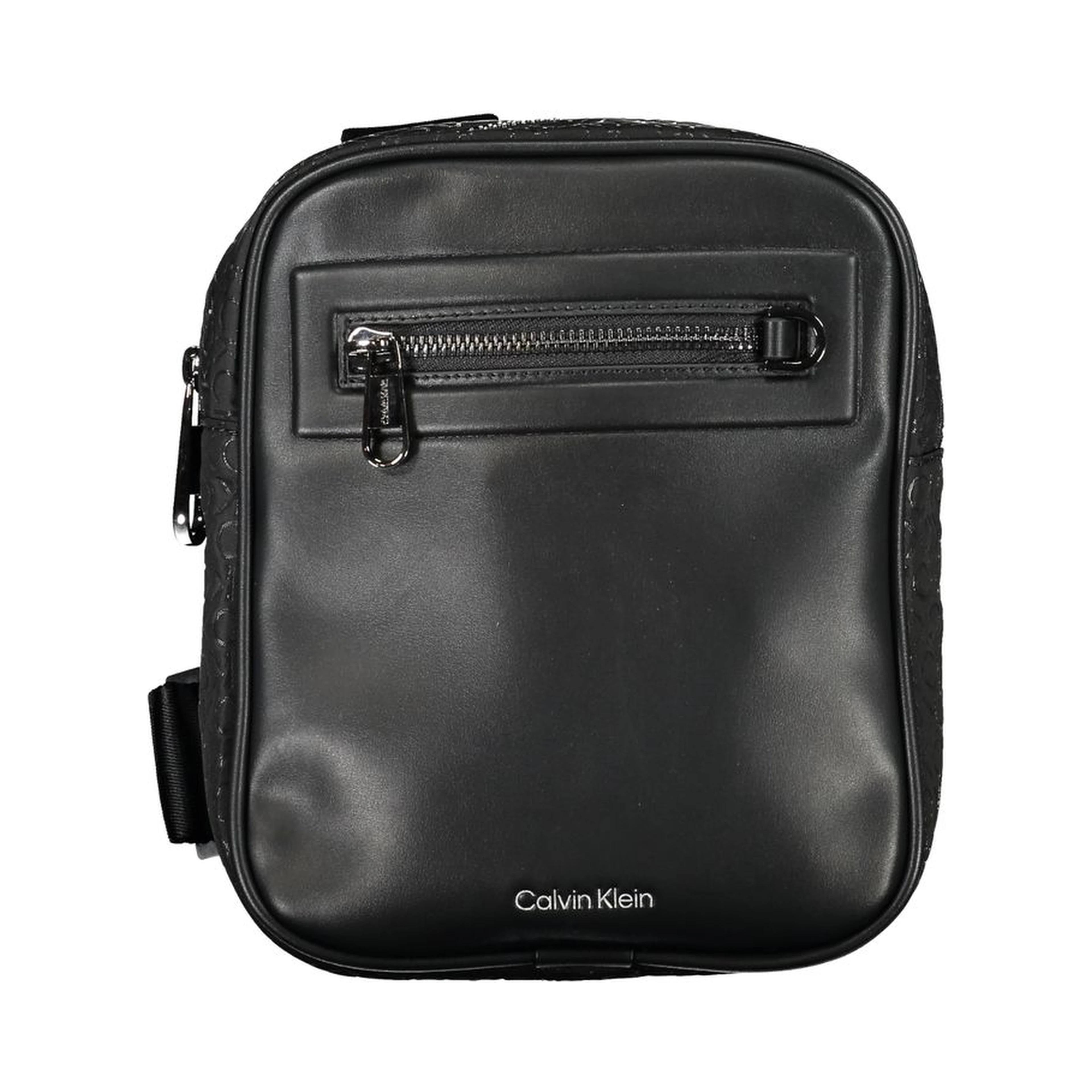 Black Polyester Shoulder Bag
