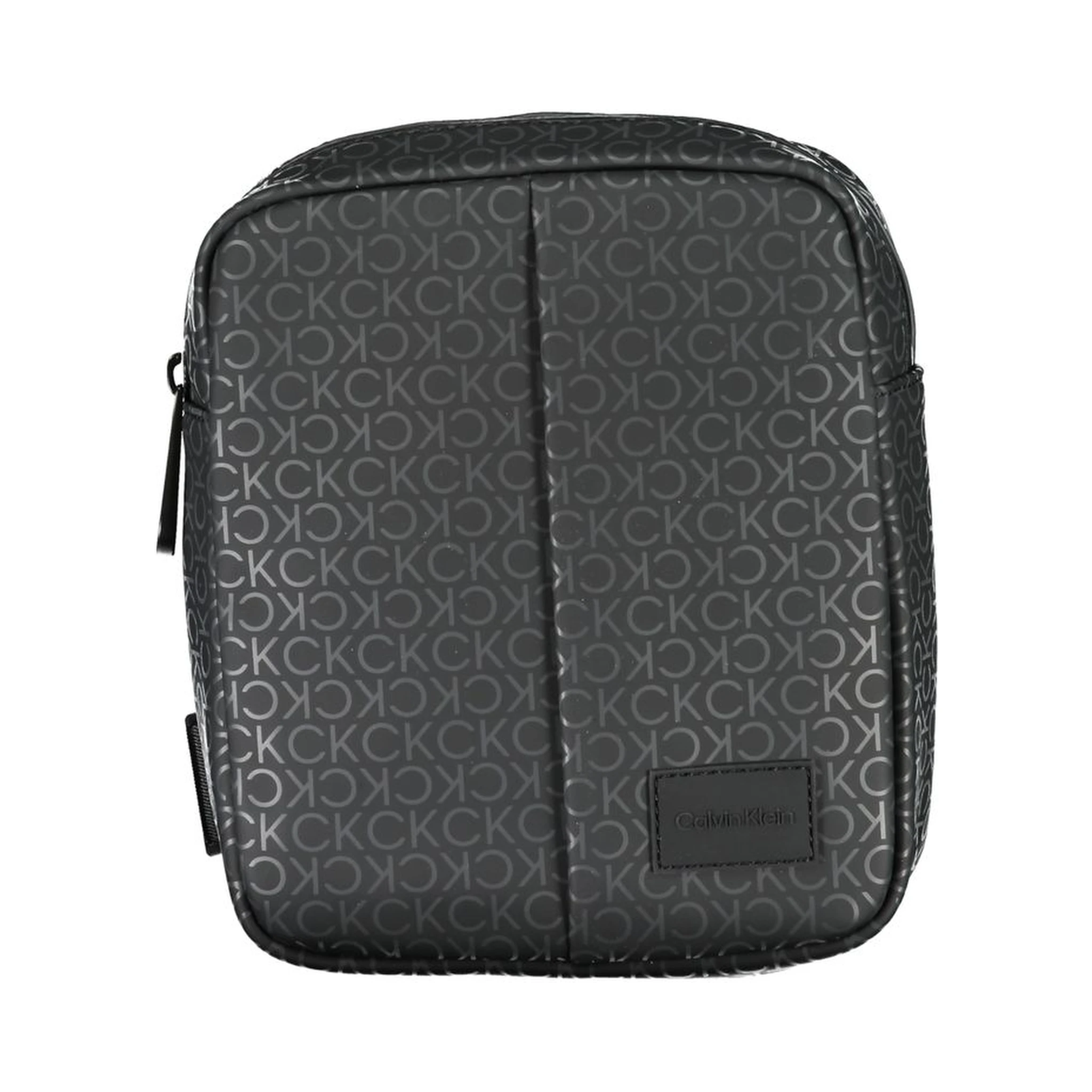 Black Polyester Shoulder Bag