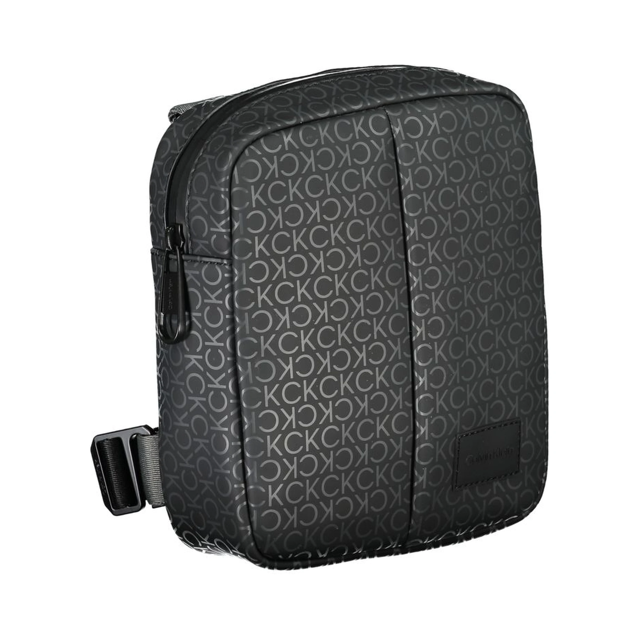 Black Polyester Shoulder Bag