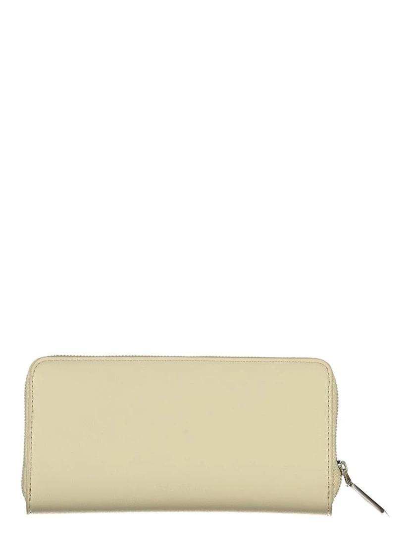 Beige Polyester Wallet