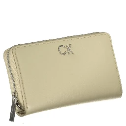 Beige Polyester Wallet