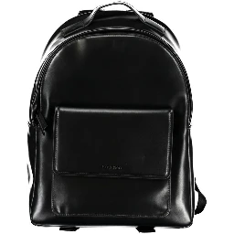 Black Polyester Backpack
