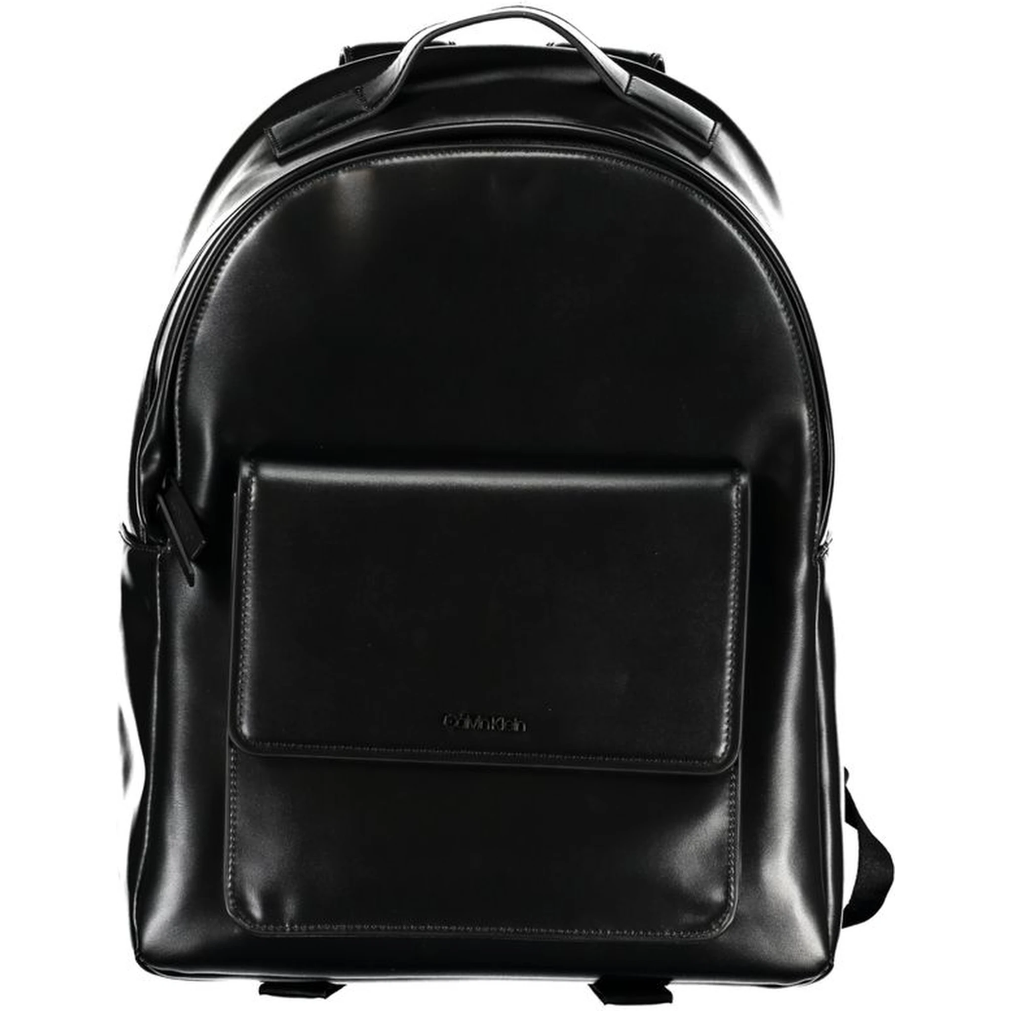 Black Polyester Backpack