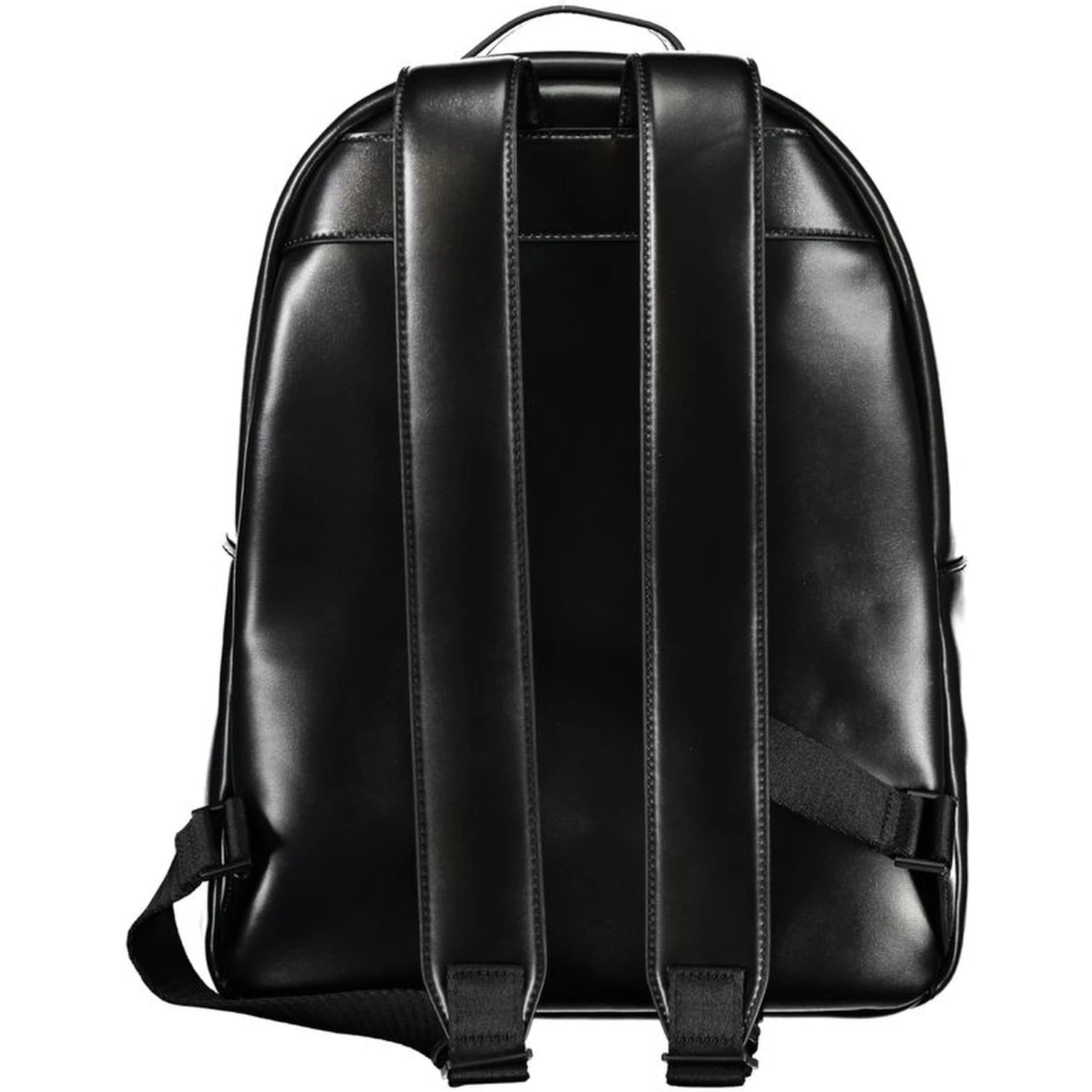 Black Polyester Backpack
