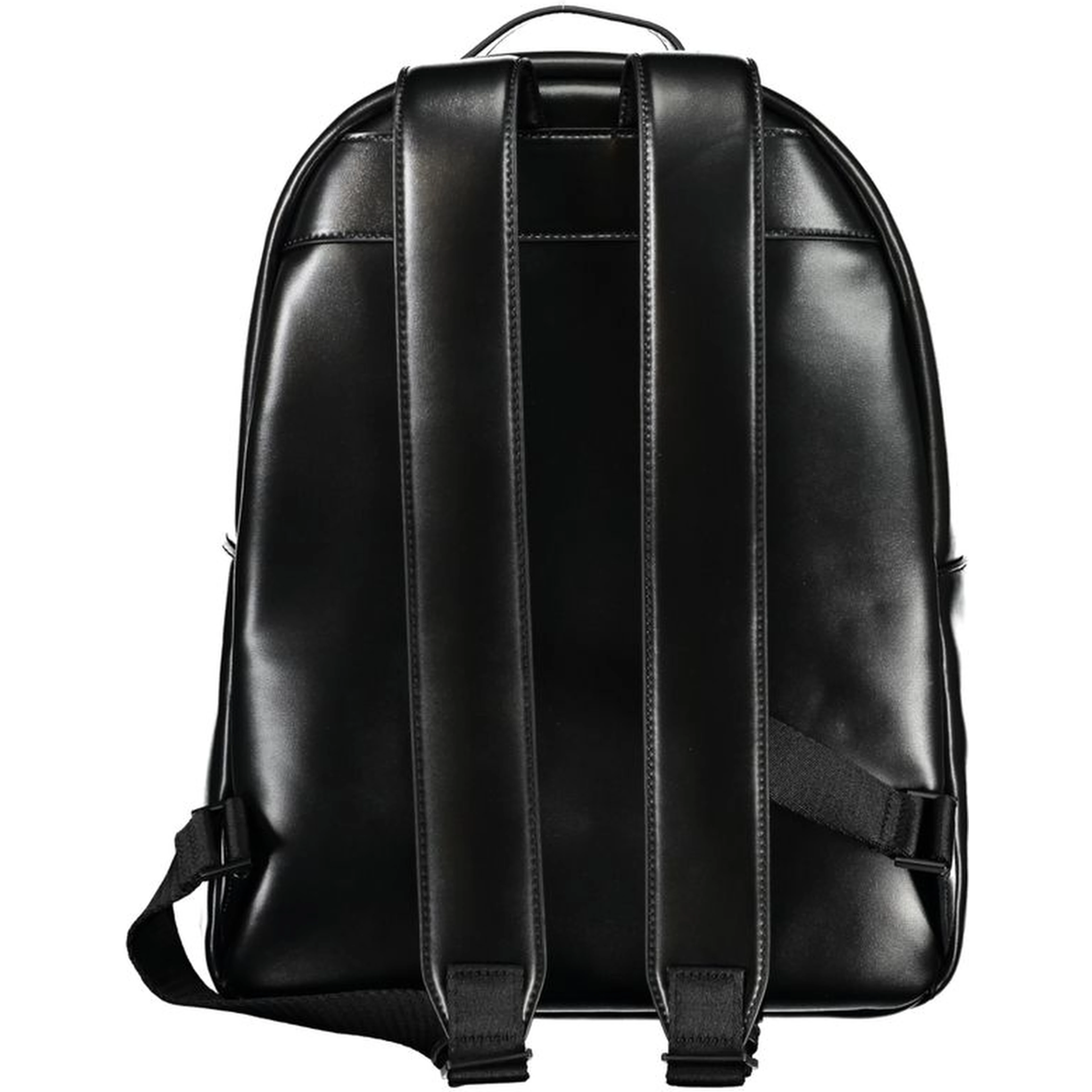 Black Polyester Backpack