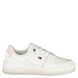 White Polyester Sneaker