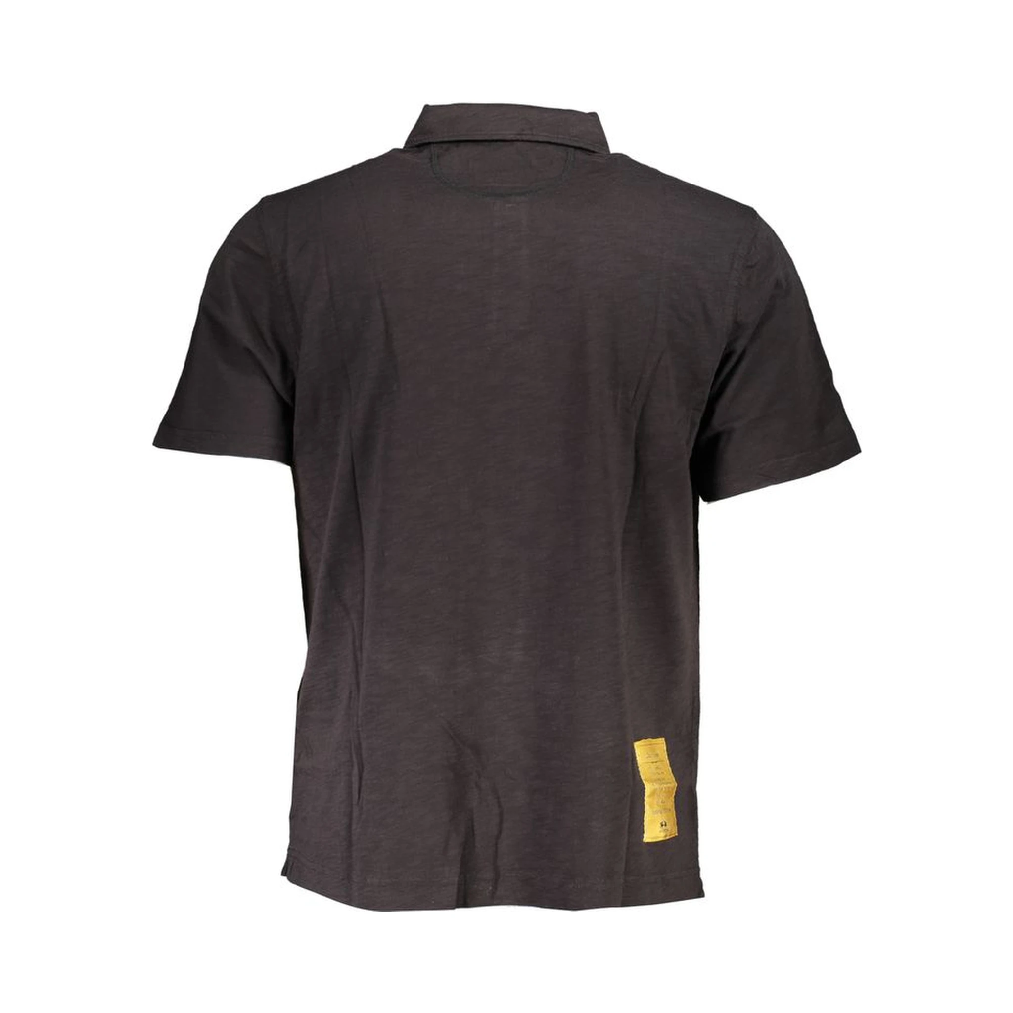 Black Cotton Polo Shirt