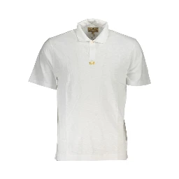 White Cotton Polo Shirt