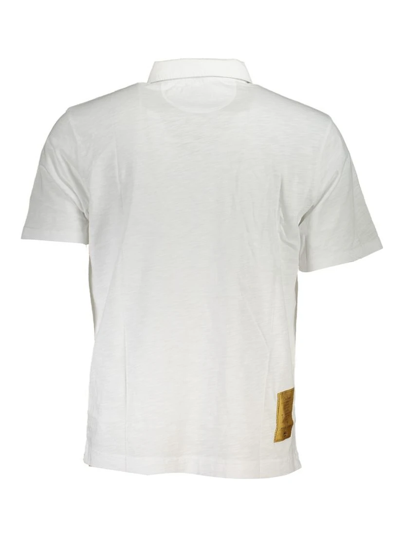 White Cotton Polo Shirt