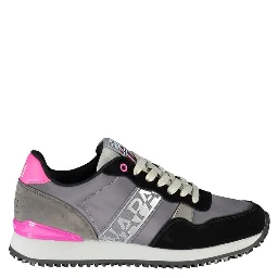 Gray Polyester Sneaker