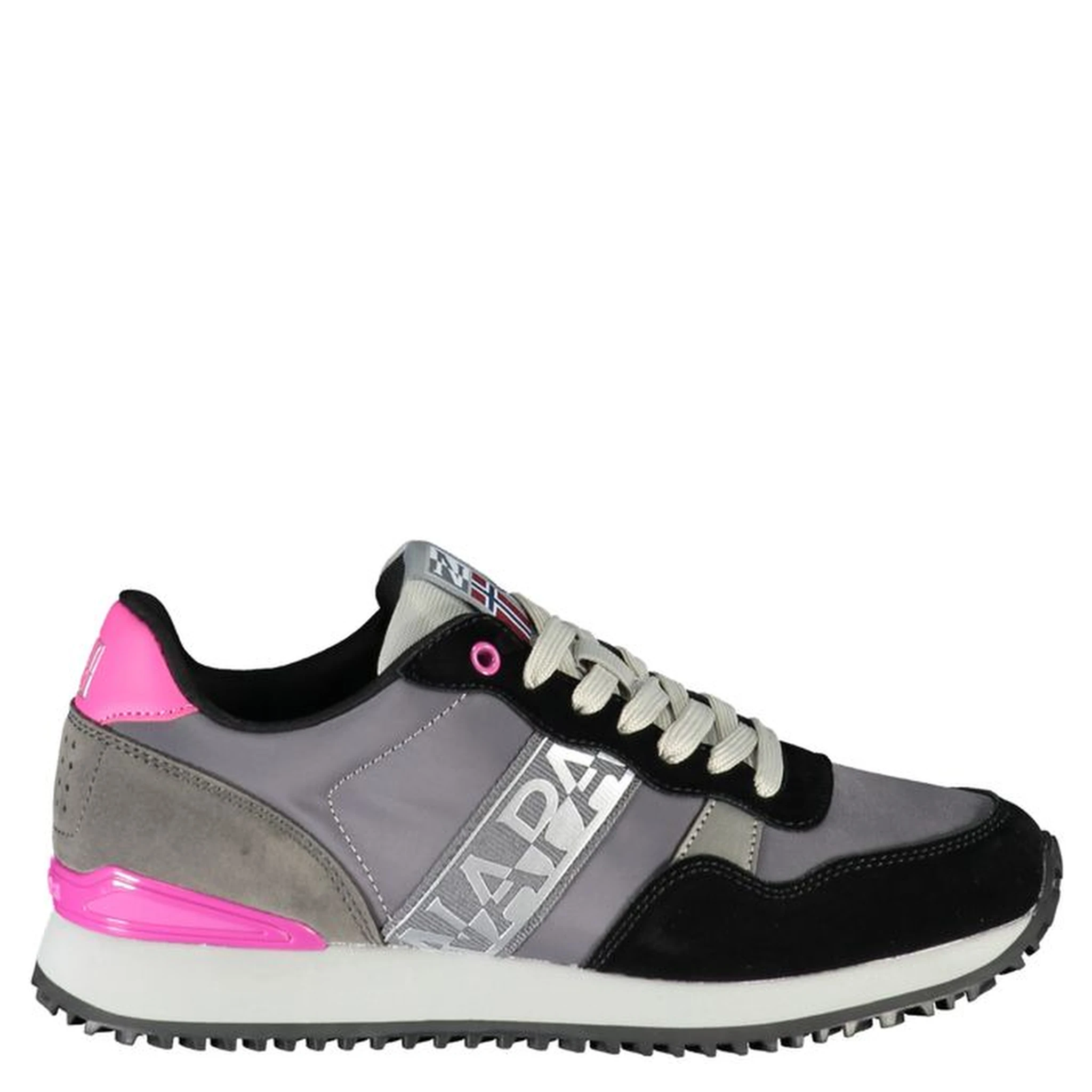 Gray Polyester Sneaker