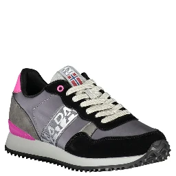 Gray Polyester Sneaker