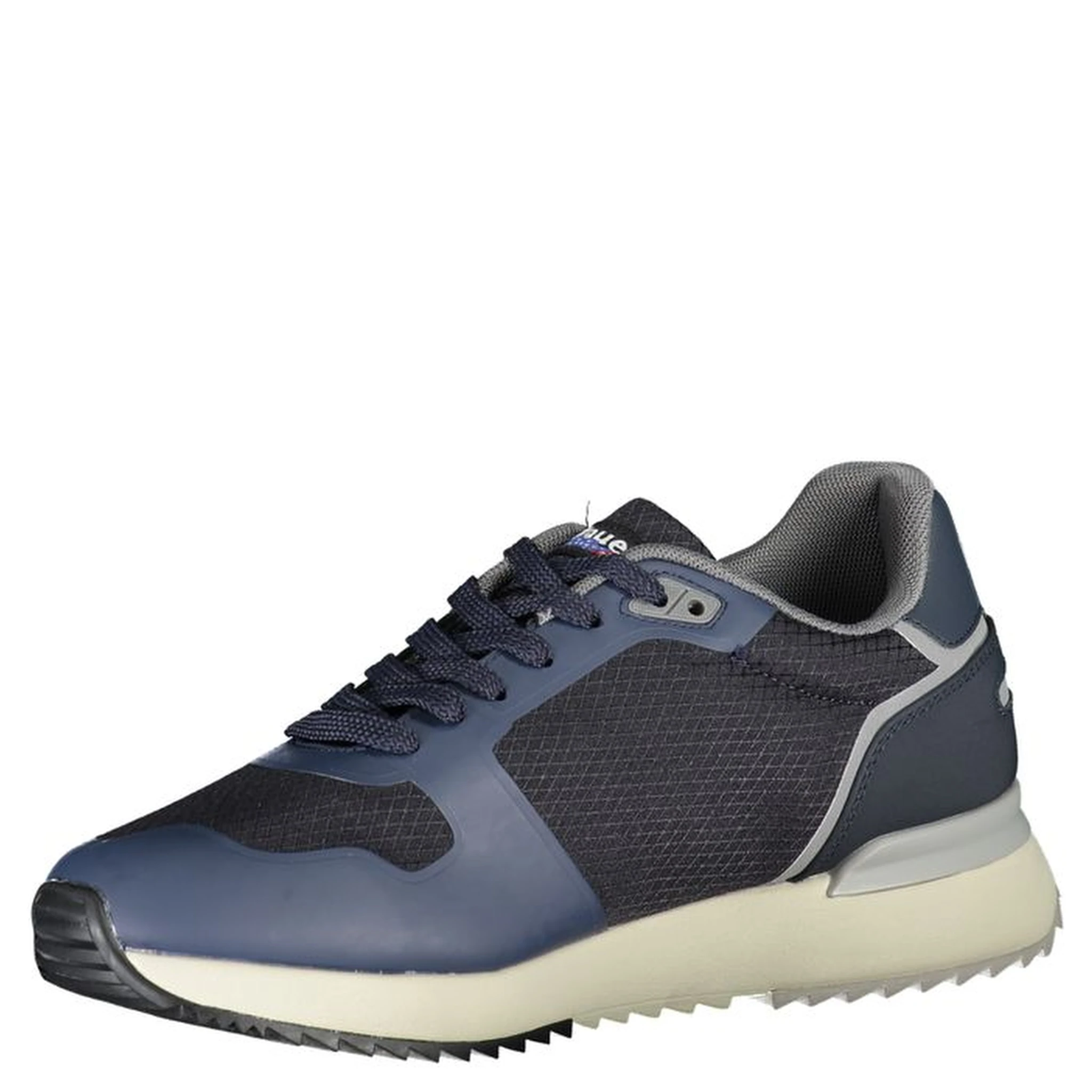 Blue Polyester Sneaker