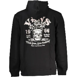 Black Cotton Sweatshirt