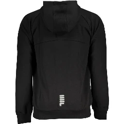 Black Cotton Sweatshirt