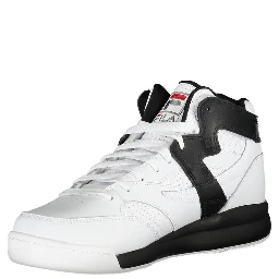 White Polyester Sneaker