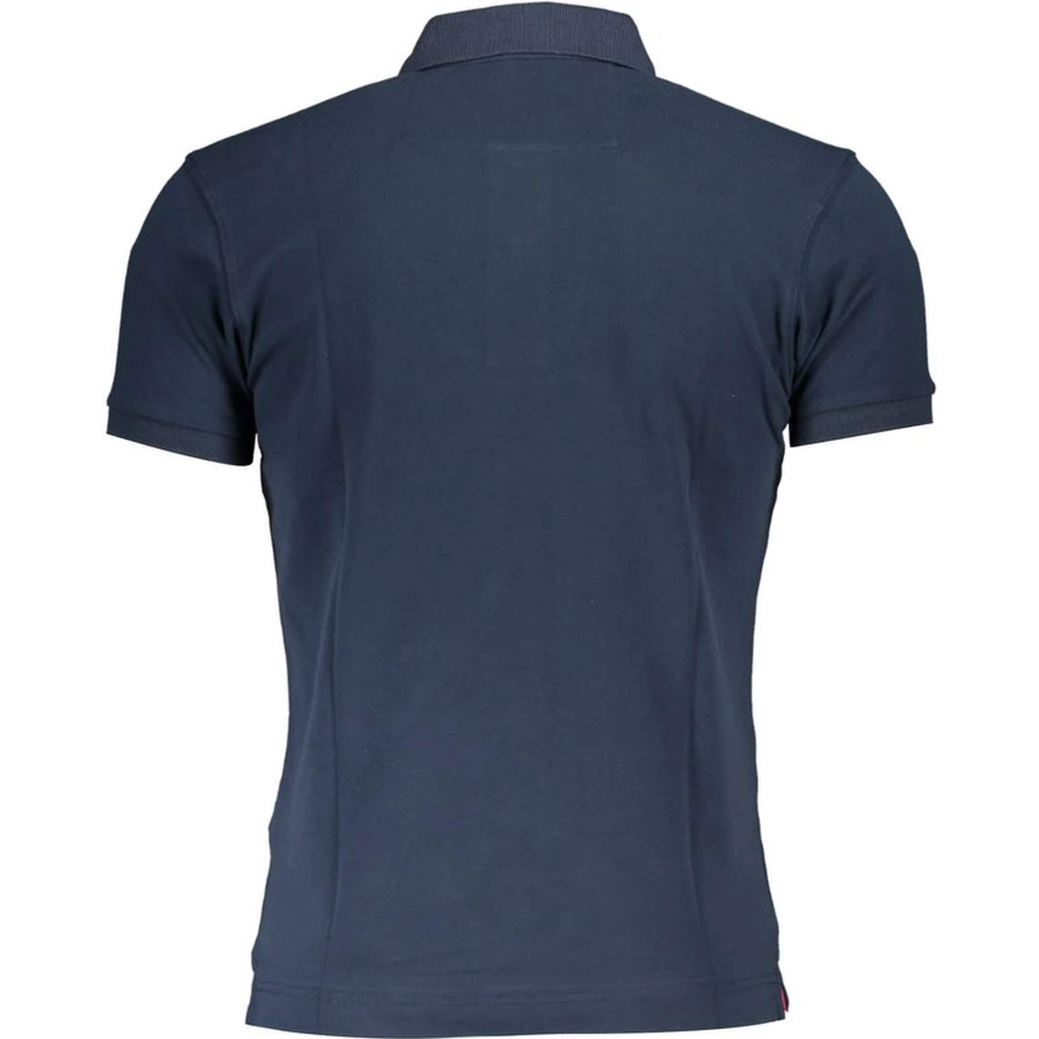 Blue Cotton Polo Shirt
