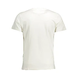 تي شيرت قطني أبيض