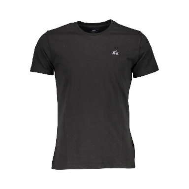 Black Cotton T-Shirt