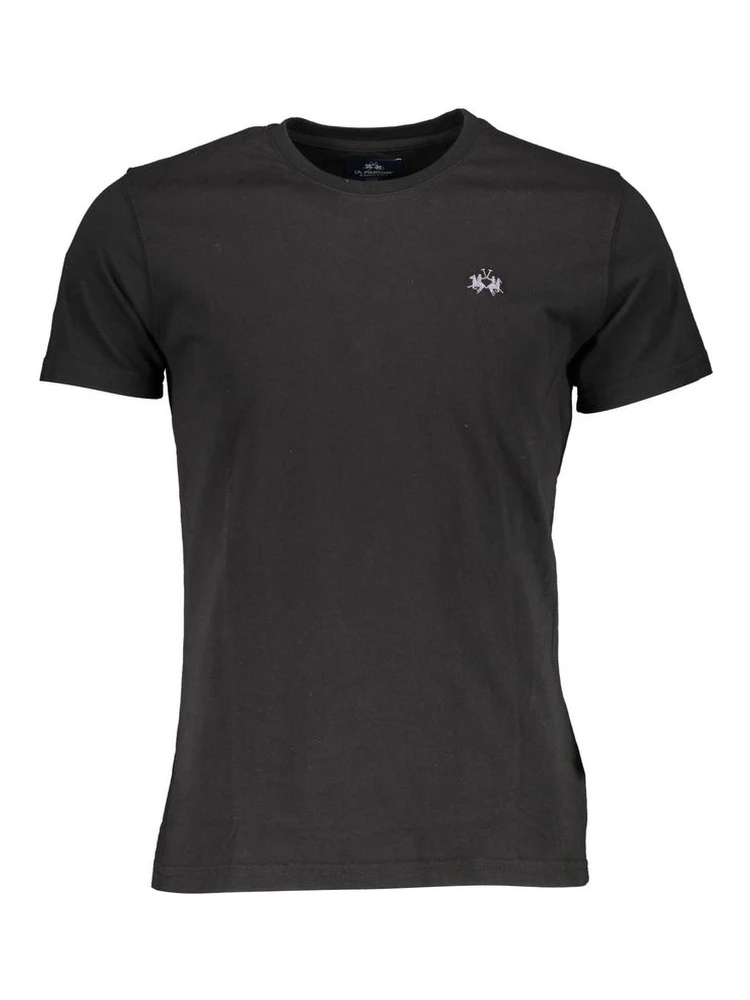 Black Cotton T-Shirt