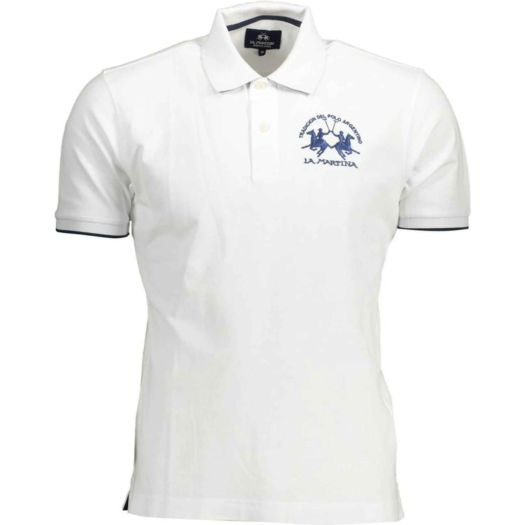 White Cotton Polo Shirt