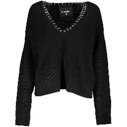 Black Fabric Sweater