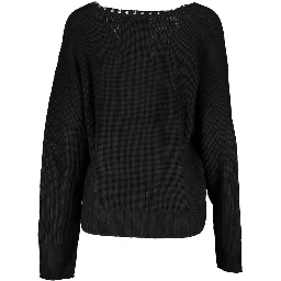 Black Fabric Sweater
