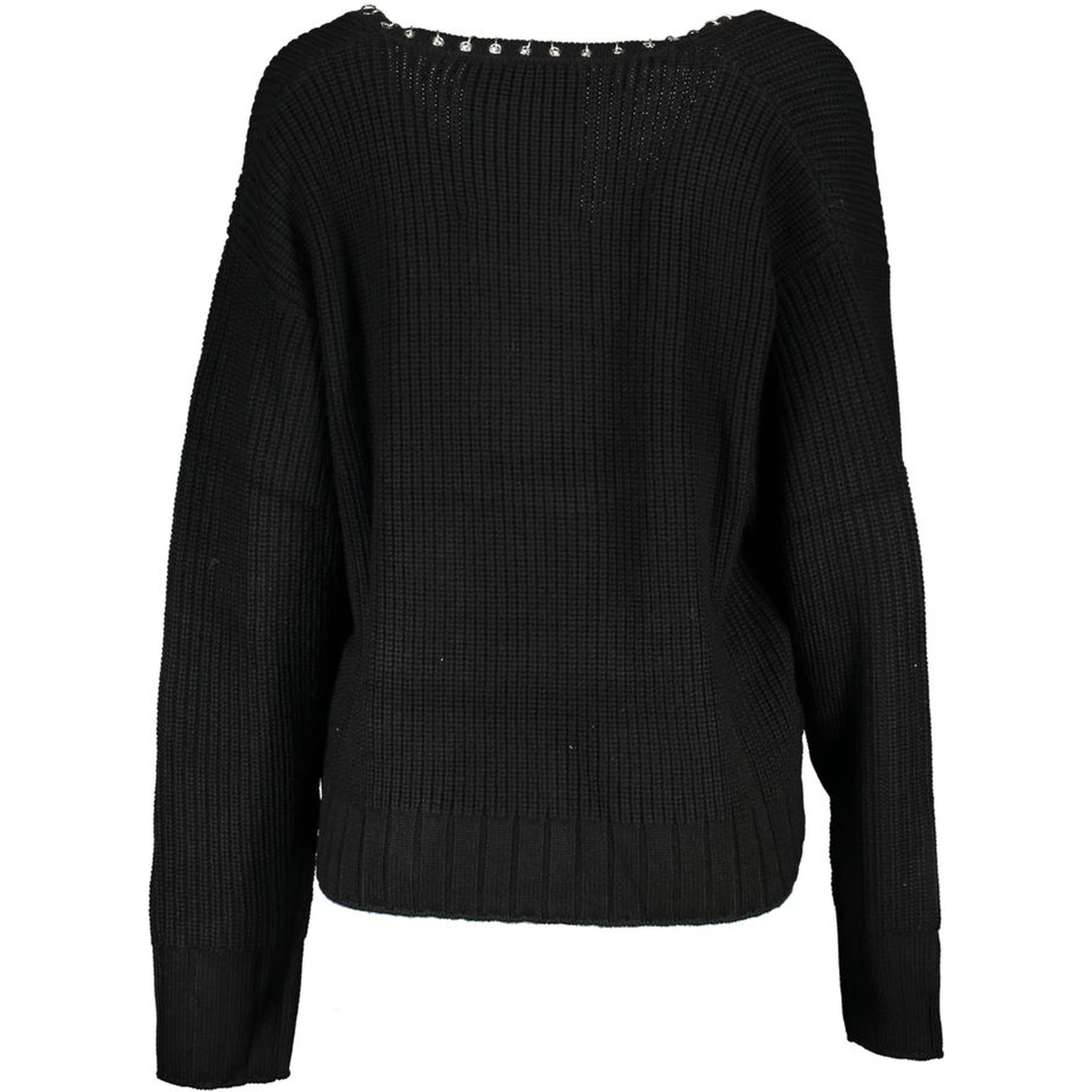 Black Fabric Sweater