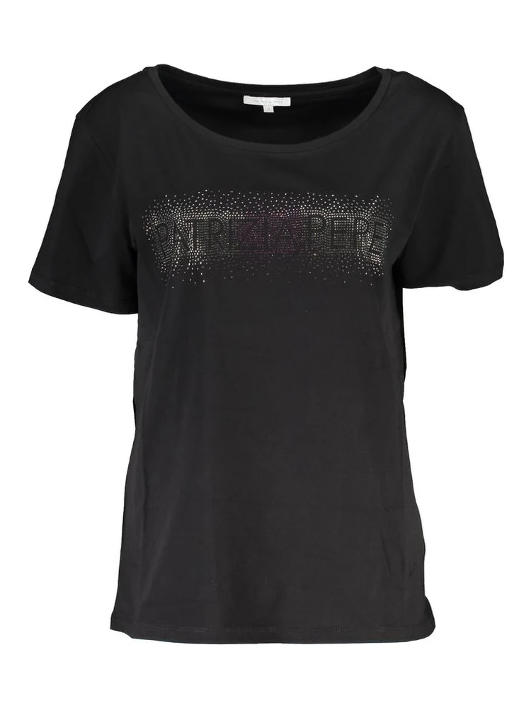 Black Cotton T-Shirt