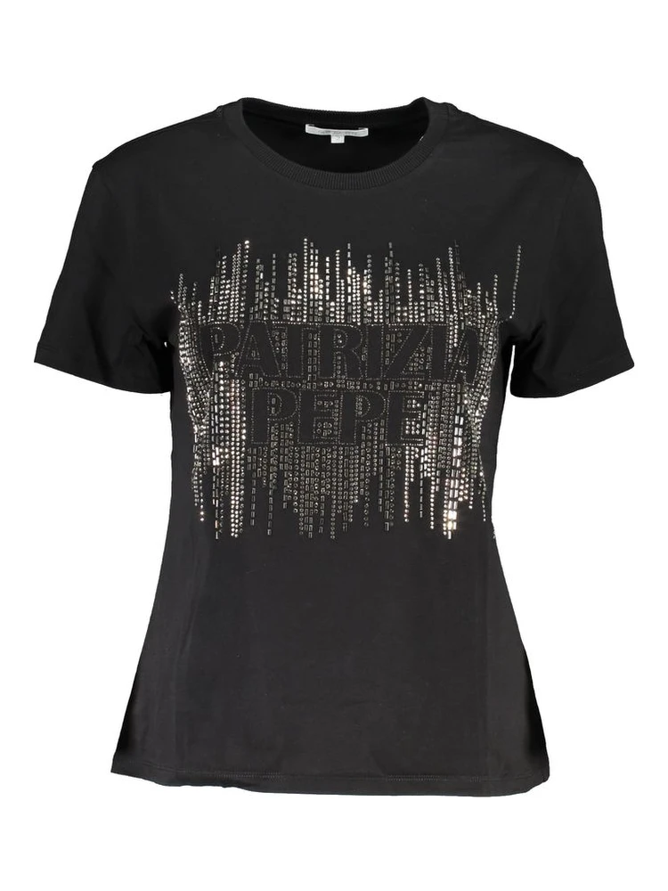 Black Cotton T-Shirt