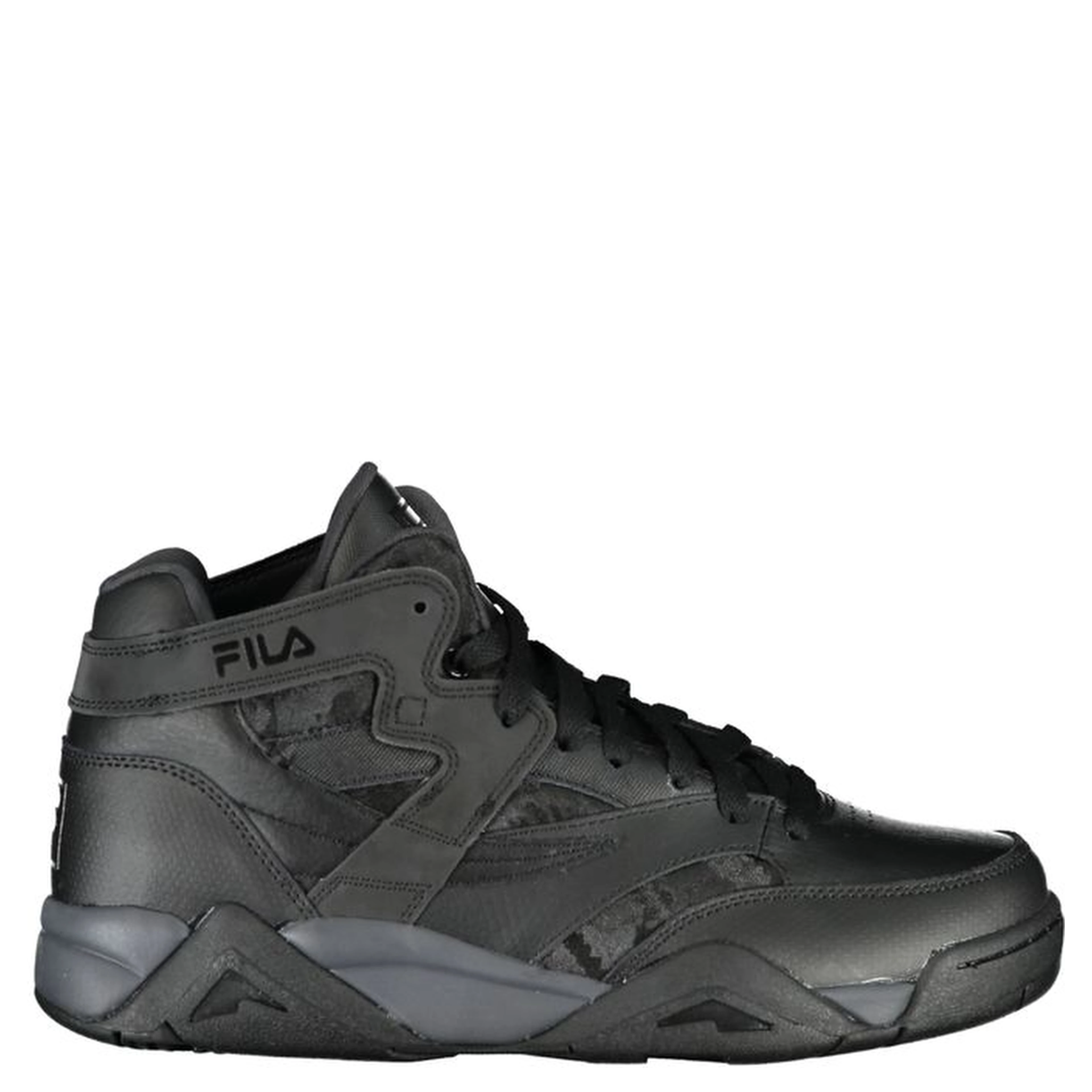 Black Polyester Sneaker
