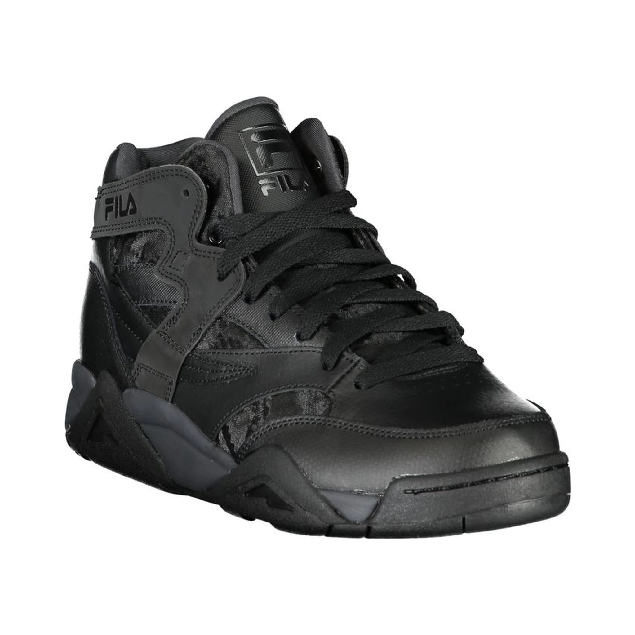 حذاء رياضي أسود من البوليستر