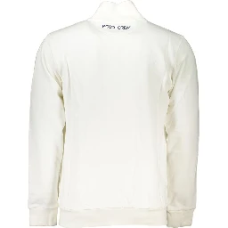 White Cotton Sweatshirt