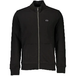 Black Cotton Sweatshirt