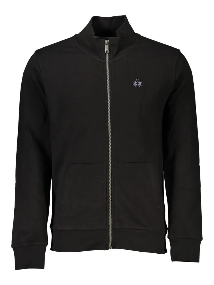 Black Cotton Sweatshirt